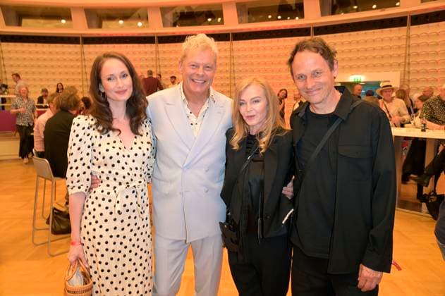 Uwe Fahrenkrog Petersen with partner Christin Dechant and Inga Humpe with partner Tommi Eckart from 2raumwohnung at the presentation of the Fred Jay Award 2024 at the bcc Berlin Congress Center Berlin, 14 05 2024 Foto:xF.xKernx xFuturexImagex jay_4612