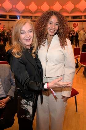 Inga Humpe and Joy Denalane at the presentation of the Fred Jay Prize 2024 at the bcc Berlin Congress Center Berlin, 14 05 2024 Foto:xF.xKernx xFuturexImagex jay_4613
