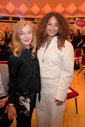 Inga Humpe and Joy Denalane at the presentation of the Fred Jay Prize 2024 at the bcc Berlin Congress Center Berlin, 14 05 2024 Foto:xF.xKernx xFuturexImagex jay_4614
