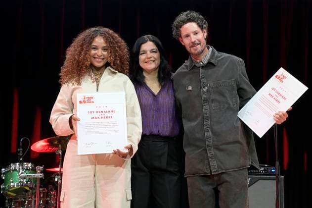 Joy Denalane, Jasmin Tabatabai and Max Herre at the presentation of the Fred Jay Prize 2024 at the bcc Berlin Congress Center Berlin, 14 05 2024 Foto:xF.xKernx xFuturexImagex jay_4628