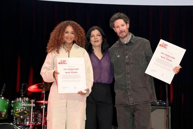 Joy Denalane, Jasmin Tabatabai and Max Herre at the presentation of the Fred Jay Prize 2024 at the bcc Berlin Congress Center Berlin, 14 05 2024 Foto:xF.xKernx xFuturexImagex jay_4630