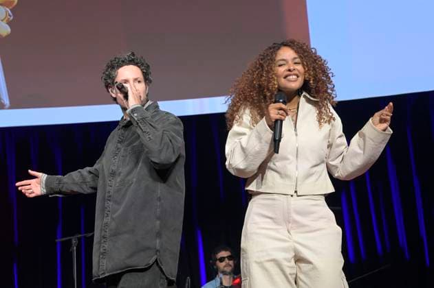 Max Herre and Joy Denalane at the presentation of the Fred Jay Prize 2024 at the bcc Berlin Congress Center Berlin, 14 05 2024 Foto:xF.xKernx xFuturexImagex jay_4637