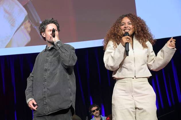 Max Herre and Joy Denalane at the presentation of the Fred Jay Prize 2024 at the bcc Berlin Congress Center Berlin, 14 05 2024 Foto:xF.xKernx xFuturexImagex jay_4638