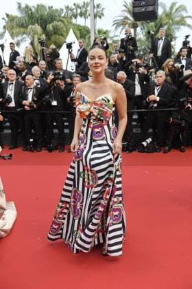 Janina Uhse at the opening ceremony and THE SECOND ACT premiere at the 77th Cannes Film Festival 14 05 2024