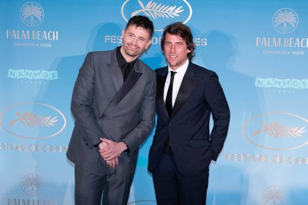 Photocall au diner officiel douverture du 77e Festival de Cannes 77th International Cannes Film Festival Photocall at official Dinner 304917 2024 05 14 Quenard, Raphael Selignac, Hugo  Copyright: xAnthonyxCarrelx xStarfacex STAR_304917_043
