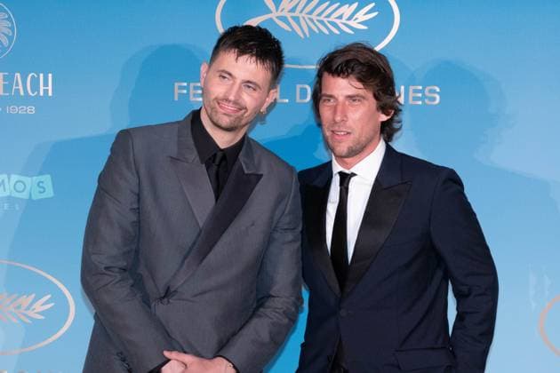 Photocall au diner officiel douverture du 77e Festival de Cannes 77th International Cannes Film Festival Photocall at official Dinner 304917 2024 05 14 Quenard, Raphael Selignac, Hugo  Copyright: xAnthonyxCarrelx xStarfacex STAR_304917_045