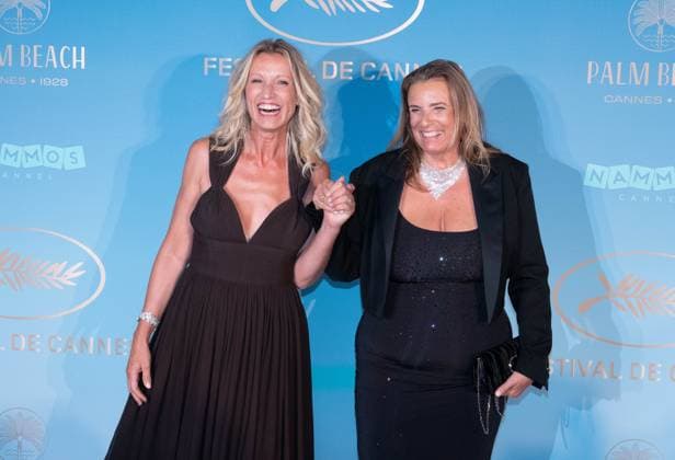 Photocall au diner officiel douverture du 77e Festival de Cannes 77th International Cannes Film Festival Photocall at official Dinner 304917 2024 05 14 Lamy, Alexandra Azuelos, Lisa  Copyright: xAnthonyxCarrelx xStarfacex STAR_304917_055