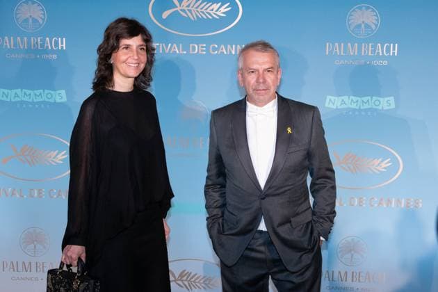 Photocall au diner officiel douverture du 77e Festival de Cannes 77th International Cannes Film Festival Photocall at official Dinner 304917 2024 05 14 Torreton, Philippe Boublil, Elsa  Copyright: xAnthonyxCarrelx xStarfacex STAR_304917_066