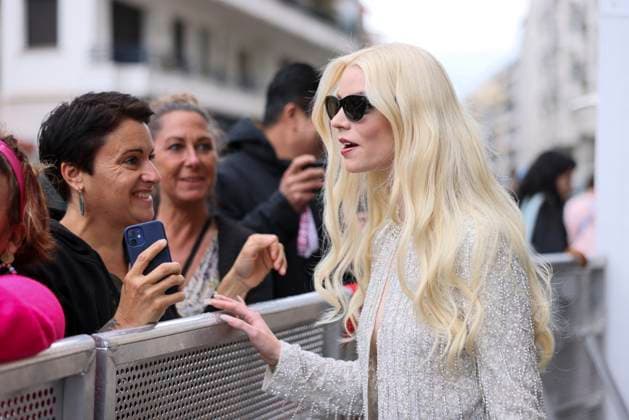 Cannes - Anya Taylor-Joy At The Martinez Anya Taylor-Joy is spotted at Martinez Hotel during 77th Cannes Film Festival. France, Cannes on May 15, 2024. Photo by Marco Piovanotto ABACAPRESS.COM Cannes France  Copyright: xPiovanottoxMarco ABACAx