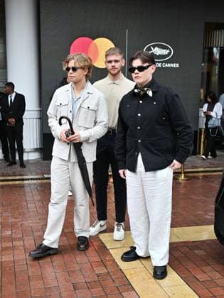 Cannes, 77th Cannes Film Festival 2024 - Day 2 - The Cast of the film When the Light Breaks leaves the Hotel. In the photo Mikael Kaaber Gunnar Hrafn Kristjansson.  Copyright: xManuelexMangiarottix xipa-agencyx xPoolxPhotoxEventsx03x IPA_Agency_IPA46089491