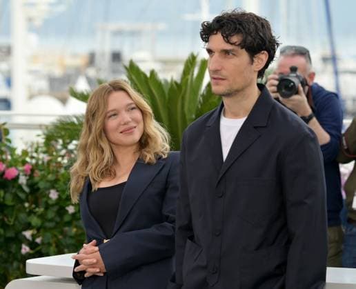 Internationale Filmfestspiele von Cannes, La deuxieme acte Photocall The Second Act photocall at 77th Festival de Cannes - Cannes, France CANNES, FRANCE. May 15, 2024: Lea Seydoux & Louis Garrel at The Second Act photocall at the 77th Festival de Cannes. Picture: Paul Smith Featureflash Cannes France  Copyright: xPaulxSmithx xFeatureflashx