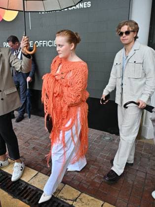 Cannes, 77th Cannes Film Festival 2024 - Day 2 - The Cast of the film When the Light Breaks leaves the Hotel. In the photo Katla Njalsdottir  Copyright: xManuelexMangiarottix xipa-agencyx xPoolxPhotoxEventsx03x IPA_Agency_IPA46089732