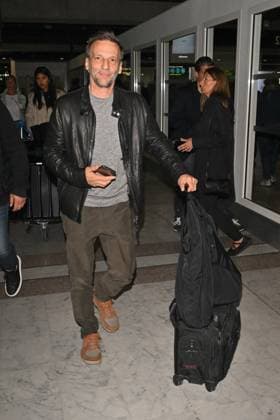 Cannes 2024 Celebs At Nice Airport Mathieu Kassovitz arriving at Nice airport ahead of the 77th Cannes Film Festival in Nice, France on May 15, 2024. Photo by Julien Reynaud APS-Medias ABACAPRESS.COM Nice France  Copyright: xReynaudxJulien APS-Medias ABACAx