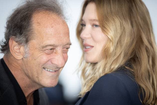 Internationale Filmfestspiele von Cannes, La deuxieme acte Photocall Cannes - Le Deuxieme Acte (The Second Act) Photocall LÃ a Seydoux, Vincent Lindon attend the Le Deuxieme Act (The Second Act) Photocall at the 77th annual Cannes Film Festival at Palais des Festivals on May 15, 2024 in Cannes, France. Photo by Shootpix ABACAPRESS.COM Cannes France  Copyright: xShootpix ABACAx