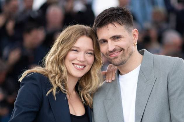 Cannes Le Deuxieme Acte Photocall Lea Seydoux and Raphael Quenard attending the Le Deuxieme Acte Photocall as part of the 77th Cannes International Film Festival in Cannes, France on May 15, 2024. Photo by Aurore Marechal ABACAPRESS.COM Cannes France  Copyright: xMarechalxAurore ABACAx
