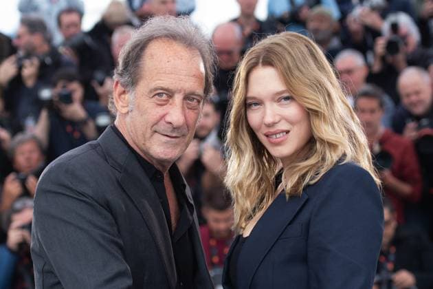 Entertainment Bilder des Tages Cannes Le Deuxieme Acte Photocall Vincent Lindon and Lea Seydoux attending the Le Deuxieme Acte Photocall as part of the 77th Cannes International Film Festival in Cannes, France on May 15, 2024. Photo by Aurore Marechal ABACAPRESS.COM Cannes France  Copyright: xMarechalxAurore ABACAx