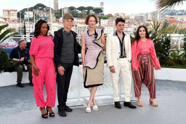 Maimouna Doucoure, Todd McCarthy, Vicky Krieps, Xavier Dolan and Asmae El Moudir at the Un Certain Regard Jury Photocall at the Festival de Cannes 2024 77 Cannes International Film Festival at the Palais des Festivals Cannes, 15 05 2024 Foto:xD.xBedrosianx xFuturexImagex regard_4501