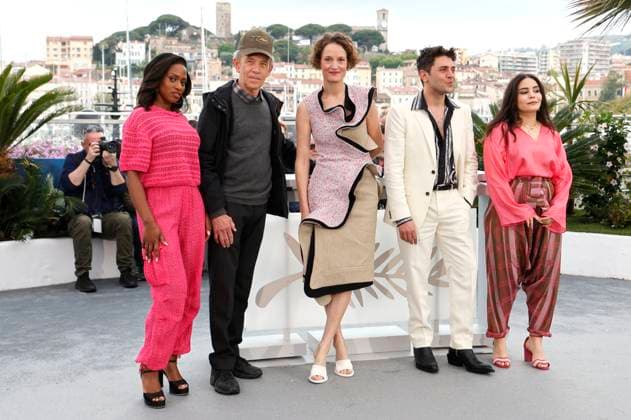 Maimouna Doucoure, Todd McCarthy, Vicky Krieps, Xavier Dolan and Asmae El Moudir at the Un Certain Regard Jury Photocall at the Festival de Cannes 2024 77 Cannes International Film Festival at the Palais des Festivals Cannes, 15 05 2024 Foto:xD.xBedrosianx xFuturexImagex regard_4502