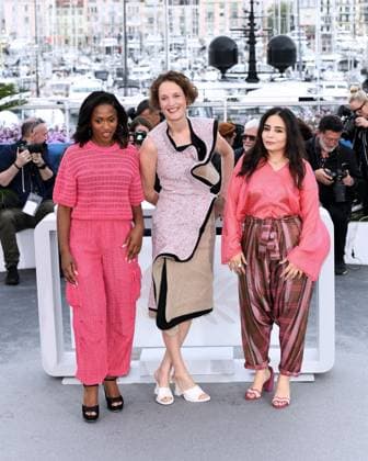 77th Cannes Film Festival 2024 Photocall Ub certain regard jury Cannes, 77th Cannes Film Festival 2024 Photocall Un Certain Regard Jury In the photo: Asmae El Moudir, Vicky Krieps, MaÃ¯mouna DoucourÃ Cannes France  Copyright: xIPA ABACAx