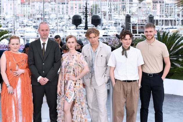 77th Cannes Film Festival 2024 Photocall film Ljosbrot (When The Lights Breaks) Cannes, 77th Cannes Film Festival 2024 Photocall film Ljosbrot (When The Lights Breaks) In the photo: Gunnar Hrafn Kristjansson, Katla Njalsdottir, Runar Runarsson, Elin Hall, Mikael Emil Kaaber, Ãgust Wigum, Baldur Einarsson Cannes France  Copyright: xIPA ABACAx