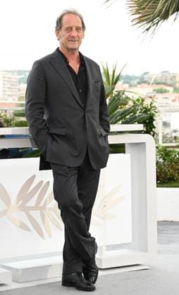 French actor Vincent Lindon attends the Second Act photo call at the 77th Cannes Film Festival in Cannes, France on Wednesday, May 15, 2024.  CAN20240515112 RUNExHELLESTAD