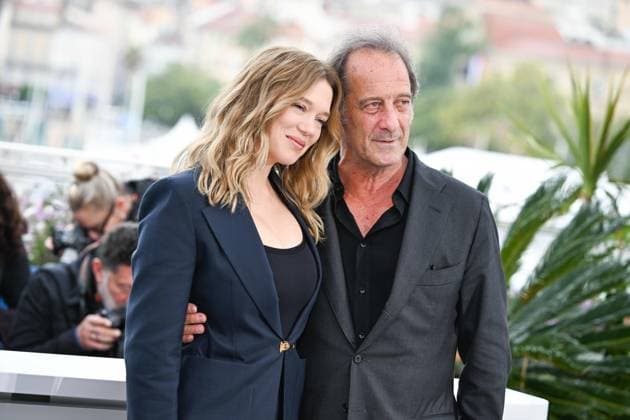 Festival de Cannes 2024 77e Ã dition Photocall le deuxieme acte Lea Seydoux, Vincent Lindon 304950 2024 05 15 France  Copyright: xLionelxGuericolas MPPx STAR_304950_230