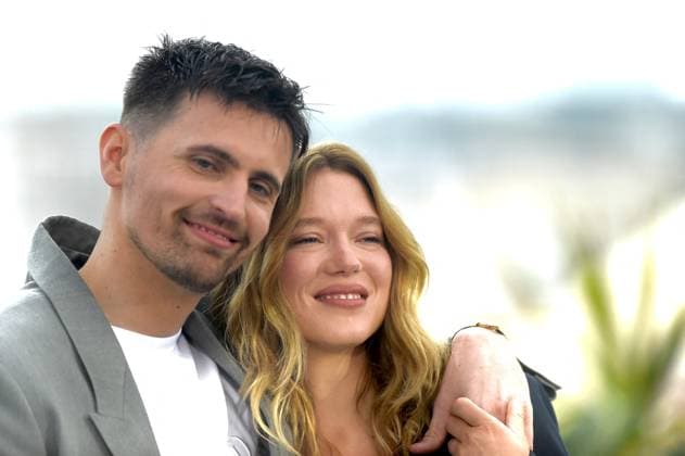 Cannes - The Second Act Photocall Raphael Quenard and Lea Seydoux attend the Le Deuxieme Act The Second Act Photocall at the 77th annual Cannes Film Festival at Palais des Festivals on May 15, 2024 in Cannes, France. Photo by Franck Castell ABACAPRESS.COM Cannes France  Copyright: xCastelxFranck ABACAx