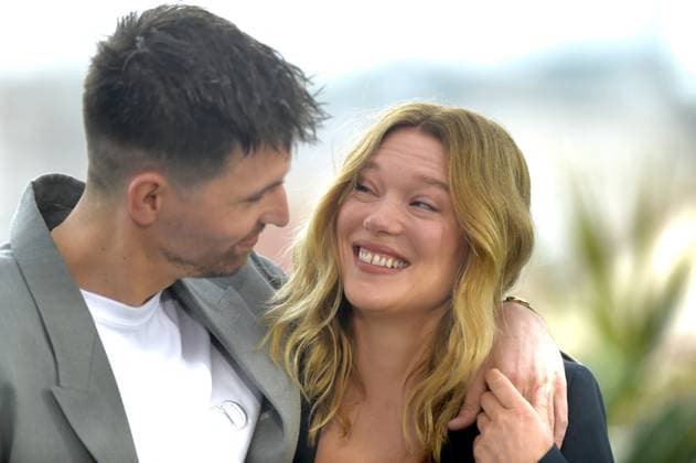 Cannes - The Second Act Photocall Raphael Quenard and Lea Seydoux attend the Le Deuxieme Act The Second Act Photocall at the 77th annual Cannes Film Festival at Palais des Festivals on May 15, 2024 in Cannes, France. Photo by Franck Castell ABACAPRESS.COM Cannes France  Copyright: xCastelxFranck ABACAx