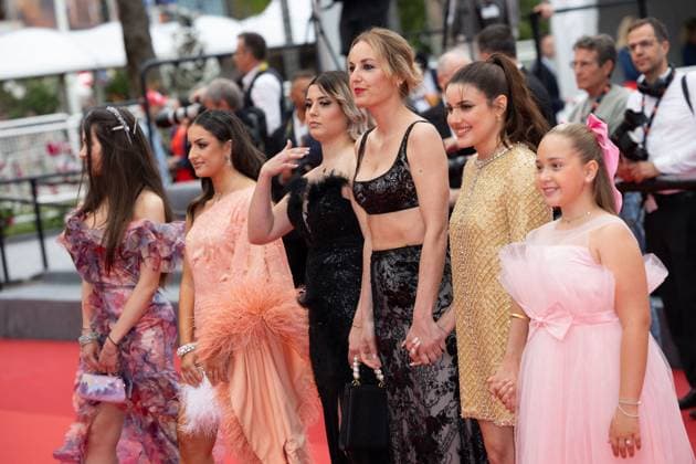 Cannes - Diamant Brut (Wild Diamond) Red Carpet Alexis Manetti, Idir Azougli, Ashley Romano, Malou Khebizi, Agathe Riedinger, Kilia Fernane, Là a Gorla, Antonia Buresi, Andrà a Bescond, Priscilla Bertin and Judith Nora attend the Diamant Brut (Wild Diamond) Red Carpet at the 77th annual Cannes Film Festival at Palais des Festivals on May 15, 2024 in Cannes, France. Photo by Shootpix ABACAPRESS.COM Cannes France Copyright: xShootpix ABACAx