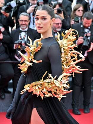 Cannes, 77th Cannes Film Festival 2024, Second red carpet evening of the film Furiosa: A Mad Max Saga . In the photo Iris Mittenaere  Copyright: xManuelexMangiarottix xipa-agencyx xPoolxPhotoxEventsx03x IPA_Agency_IPA46102344