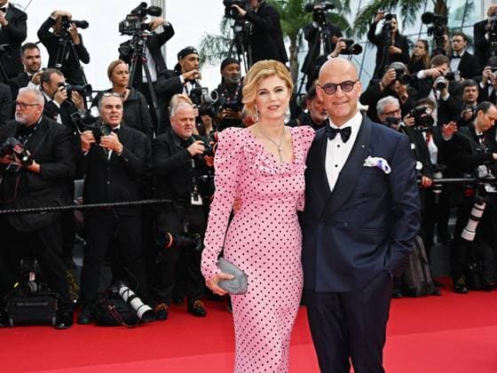 Cannes, 77th Cannes Film Festival 2024, Second red carpet evening of the film Furiosa: A Mad Max Saga Cannes, 77th Cannes Film Festival 2024, Second red carpet evening of the film Furiosa: A Mad Max Saga In the photo: Giuseppe Santoni and his wife Alessia Cannes France  Copyright: xIPA ABACAx