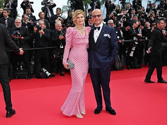 Cannes, 77th Cannes Film Festival 2024, Second red carpet evening of the film Furiosa: A Mad Max Saga Cannes, 77th Cannes Film Festival 2024, Second red carpet evening of the film Furiosa: A Mad Max Saga In the photo: Giuseppe Santoni and his wife Alessia Cannes France  Copyright: xIPA ABACAx