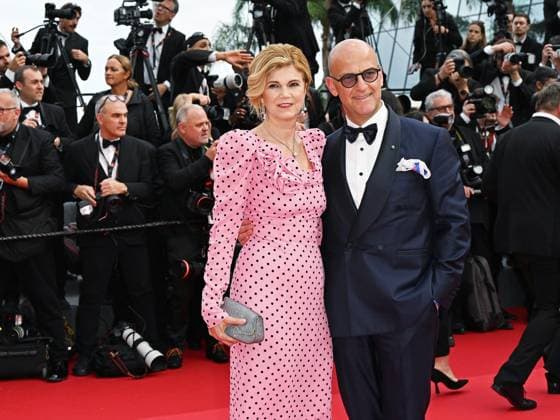 Cannes, 77th Cannes Film Festival 2024, Second red carpet evening of the film Furiosa: A Mad Max Saga In the photo: Giuseppe Santoni and his wife Alessia  Copyright: xSimonexComix xipa-agency.netx xPoolxPhotoxEventsx03x IPA_Agency_IPA46103324