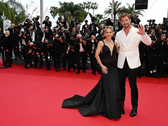 Cannes, 77th Cannes Film Festival 2024, Second red carpet evening of the film Furiosa: A Mad Max Saga In the photo: Chris Hemsworth and Elsa Pataki  Copyright: xSimonexComix xipa-agency.netx xPoolxPhotoxEventsx03x IPA_Agency_IPA46105788