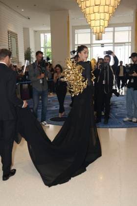 Cannes - Iris Mittenaere At Hotel Martinez Iris Mittenaere is spotted at Martinez Hotel before going to official screening during 77th Cannes Film Festival in Cannes, France on May 15, 2024. Photo by Marco Piovanotto ABACAPRESS.COM Cannes France  Copyright: xPiovanottoxMarco ABACAx