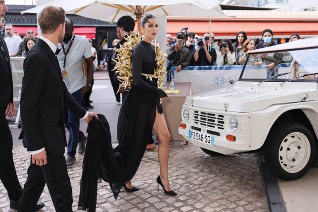 Cannes - Iris Mittenaere At Hotel Martinez Iris Mittenaere is spotted at Martinez Hotel before going to official screening during 77th Cannes Film Festival in Cannes, France on May 15, 2024. Photo by Marco Piovanotto ABACAPRESS.COM Cannes France  Copyright: xPiovanottoxMarco ABACAx