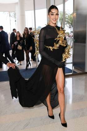 Cannes - Iris Mittenaere At Hotel Martinez Iris Mittenaere is spotted at Martinez Hotel before going to official screening during 77th Cannes Film Festival in Cannes, France on May 15, 2024. Photo by Marco Piovanotto ABACAPRESS.COM Cannes France  Copyright: xPiovanottoxMarco ABACAx