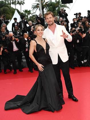 Cannes, 77th Cannes Film Festival 2024, Second red carpet evening of the film Furiosa: A Mad Max Saga Cannes, 77th Cannes Film Festival 2024, Second red carpet evening of the film Furiosa: A Mad Max Saga In the photo: Chris Hemsworth and Elsa Pataki Cannes France  Copyright: xIPA ABACAx