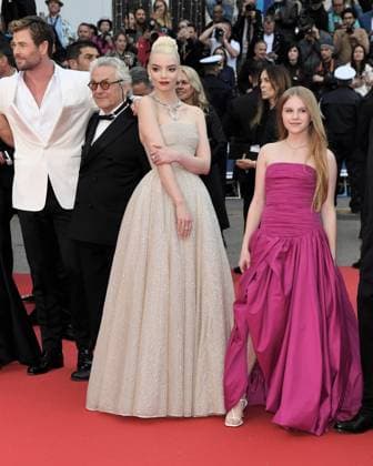 Cannes, 77th Cannes Film Festival 2024, Red carpet film Furiosa: A Mad Max Saga In the photo: Anya Taylor-Joy, Alyla Browne  Copyright: xAlbertoxTerenghix xipa-agency.nex xPoolxPhotoxEventsx03x IPA_Agency_IPA46105960