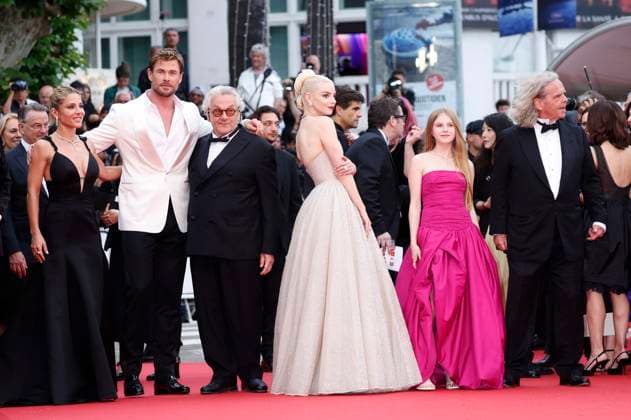 Elsa Pataky, Chris Hemsworth, George Miller, Anya Taylor Joy, Alyla Browne and Doug Mitchell at the premiere of the feature film Furiosa A Mad Max Saga at the Festival de Cannes 2024 77 Cannes International Film Festival at the Palais des Festivals Cannes, 15 05 2024 Foto:xD.xBedrosianx xFuturexImagex furiosa_4552