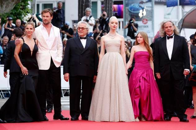 Elsa Pataky, Chris Hemsworth, George Miller, Anya Taylor Joy, Alyla Browne and Doug Mitchell at the premiere of the feature film Furiosa A Mad Max Saga at the Festival de Cannes 2024 77 Cannes International Film Festival at the Palais des Festivals Cannes, 15 05 2024 Foto:xD.xBedrosianx xFuturexImagex furiosa_4554