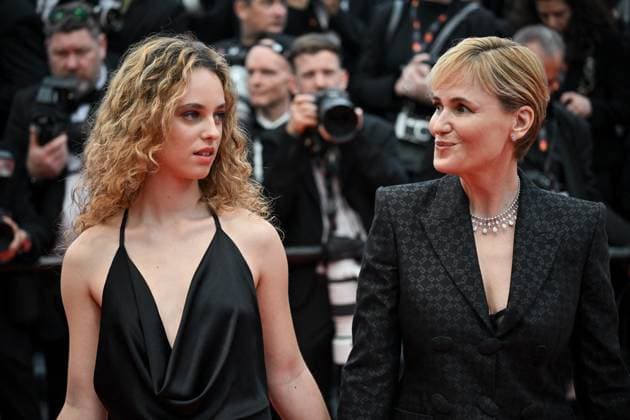 Cannes 2024 Mad Max Furiosa Premiere Tess Barthelemy, Judith Godreche attending the premiere of the movie Mad Max Furiosa during the 77th Cannes Film Festival in Cannes, France on May 15, 2024. Photo by Julien Reynaud APS-Medias ABACAPRESS.COM Cannes France  Copyright: xReynaudxJulien APS-Medias ABACAx