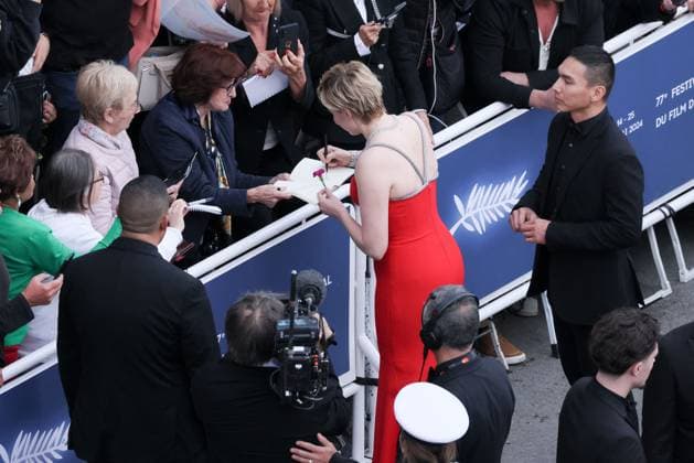 Cannes Greta Gerwig Arrives At Furiosa Screening DB Greta Gerwig attending the Furiosa: A Mad Max Saga (Furiosa: Une Saga Mad Max) Red Carpet at the 77th annual Cannes Film Festival at Palais des Festivals on May 15, 2024 in Cannes, France. Photo by David Boyer ABACAPRESS.COM Cannes France  Copyright: xBoyerxDavid ABACAx