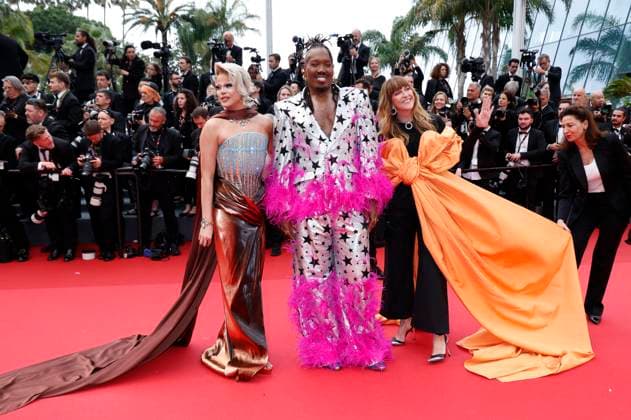 Nicky Doll, Kiddy Smile and Daphne Bürki at the premiere of the feature film Furiosa A Mad Max Saga at the Festival de Cannes 2024 77 Cannes International Film Festival at the Palais des Festivals Cannes, 15 05 2024 Foto:xD.xBedrosianx xFuturexImagex furiosa_4638