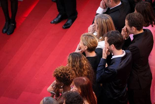 Cannes Furiosa: Une Saga Mad Max Screening DB Judith Godreche, Tess BarthÃ lemy, Rokhaya Diallo (C) and cast of the short film Moi aussi (Me Too) attending the Furiosa: A Mad Max Saga (Furiosa: Une Saga Mad Max) Red Carpet at the 77th annual Cannes Film Festival at Palais des Festivals on May 15, 2024 in Cannes, France. Photo by David Boyer ABACAPRESS.COM Cannes France  Copyright: xBoyerxDavid ABACAx