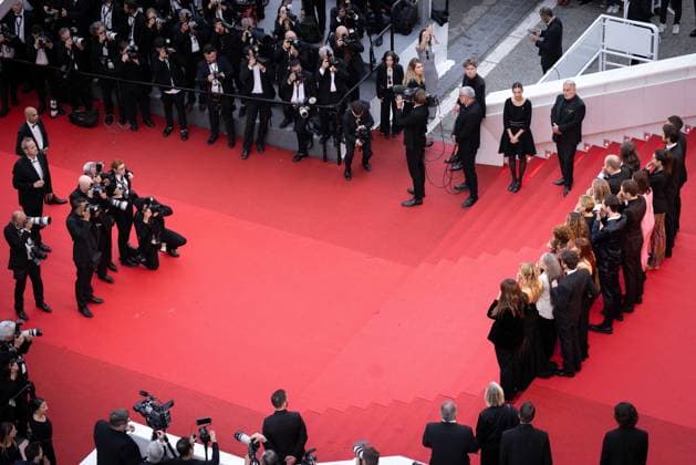 Cannes Furiosa: Une Saga Mad Max Screening DB Judith Godreche, Tess BarthÃ lemy, Rokhaya Diallo (C) and cast of the short film Moi aussi (Me Too) attending the Furiosa: A Mad Max Saga (Furiosa: Une Saga Mad Max) Red Carpet at the 77th annual Cannes Film Festival at Palais des Festivals on May 15, 2024 in Cannes, France. Photo by David Boyer ABACAPRESS.COM Cannes France  Copyright: xBoyerxDavid ABACAx