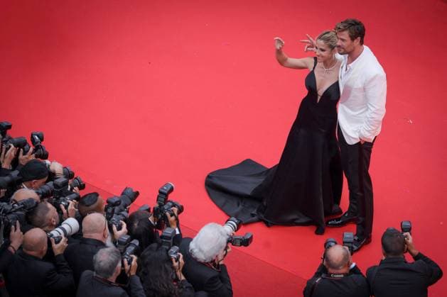 Cannes Furiosa: Une Saga Mad Max Screening DB Elsa Pataky, Chris Hemsworth attending the Furiosa: A Mad Max Saga (Furiosa: Une Saga Mad Max) Red Carpet at the 77th annual Cannes Film Festival at Palais des Festivals on May 15, 2024 in Cannes, France. Photo by David Boyer ABACAPRESS.COM Cannes France  Copyright: xBoyerxDavid ABACAx