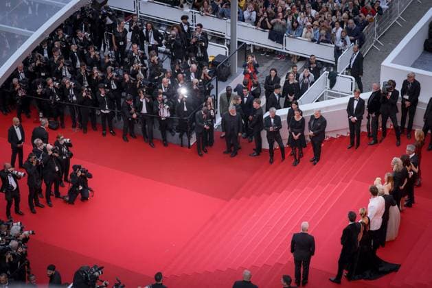 Cannes Furiosa: Une Saga Mad Max Screening DB Elsa Pataky, Chris Hemsworth, George Miller, Anya Taylor-Joy, Alyla Browne and Doug Mitchell attending the Furiosa: A Mad Max Saga (Furiosa: Une Saga Mad Max) Red Carpet at the 77th annual Cannes Film Festival at Palais des Festivals on May 15, 2024 in Cannes, France. Photo by David Boyer ABACAPRESS.COM Cannes France  Copyright: xBoyerxDavid ABACAx