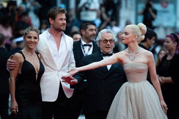 Cannes Furiosa A Mad Max Saga Premiere Elsa Pataky, Chris Hemsworth and Anya-Taylor Joy attending the Furiosa: A Mad Max Saga (Furiosa: Une Saga Mad Max) as part of the 77th Cannes International Film Festival in Cannes, France on May 15, 2024. Photo by Aurore Marechal ABACAPRESS.COM Cannes France  Copyright: xMarechalxAurore ABACAx