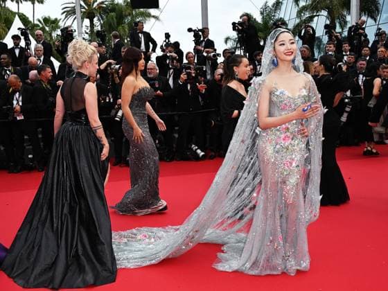 Cannes, 77th Cannes Film Festival 2024, Second Red Carpet Evening of the film Furiosa: A Mad Max Saga In the photo: Qian Hui  Copyright: xSimonexComix xipa-agency.netx xPoolxPhotoxEventsx03x IPA_Agency_IPA46112090